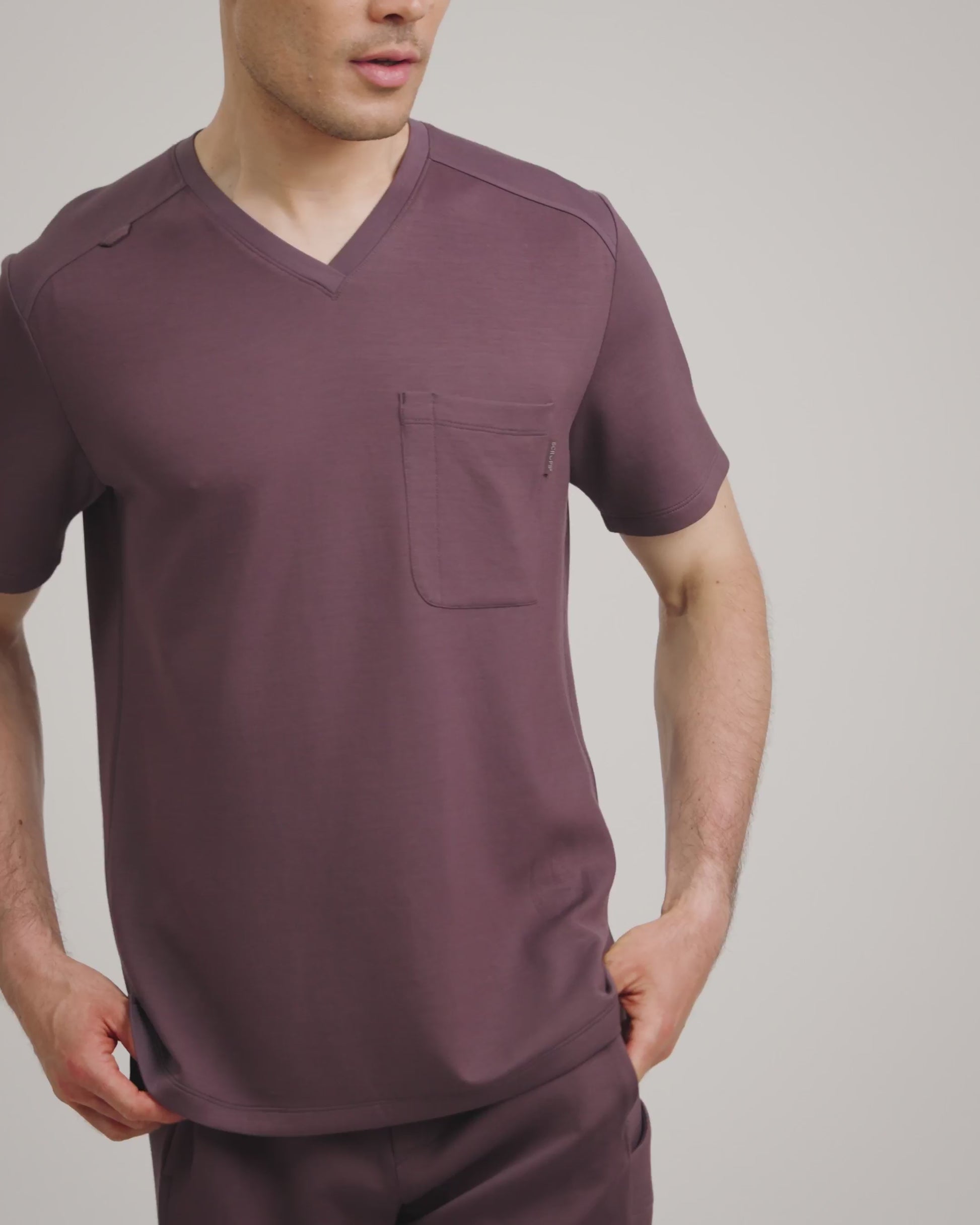 Chag One-Pocket Scrub Top